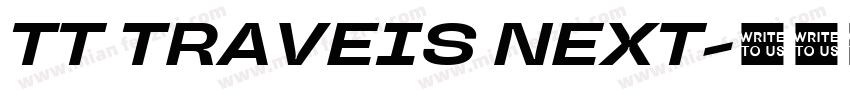 TT TRAVEIS NEXT字体转换